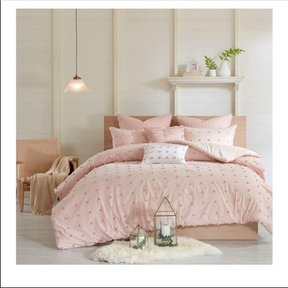🆕️ 7 Pcs All SeSon Shabby Chic Duvet Cover New